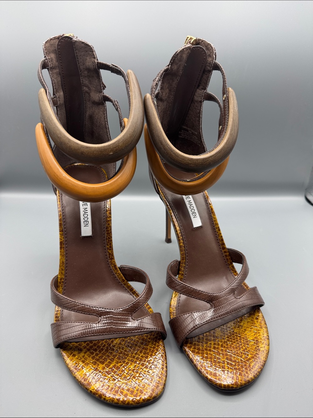 Steve Madden Women's Tigress Embellished Stiletto Dress Sandals